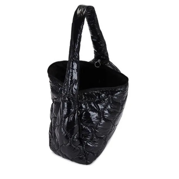 NWT Free People - Surplus Shine Carryall Tote Bag in black - Picture 5 of 16